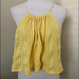 Adjustable crop tank top